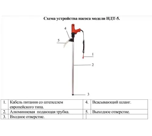 Насос для ДТ Vodotok НДТ-5
