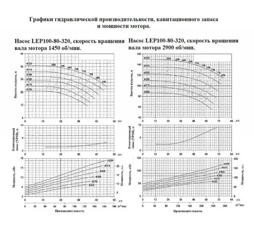 Насос консольный LEO LEP 100-80-320