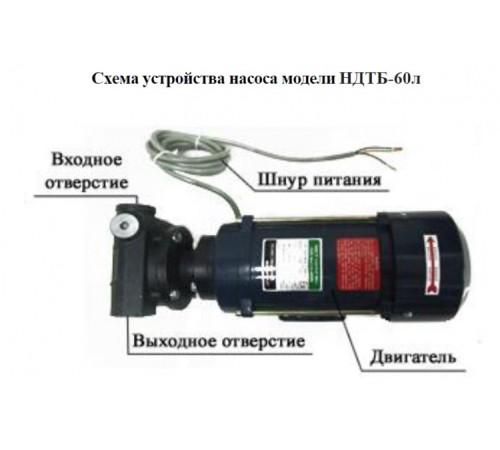 Насос для ДТ, бензина и масла Vodotok НДТБ-60л