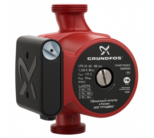 Циркуляционный насос Grundfos UPS 25-80 180 (без гаек)
